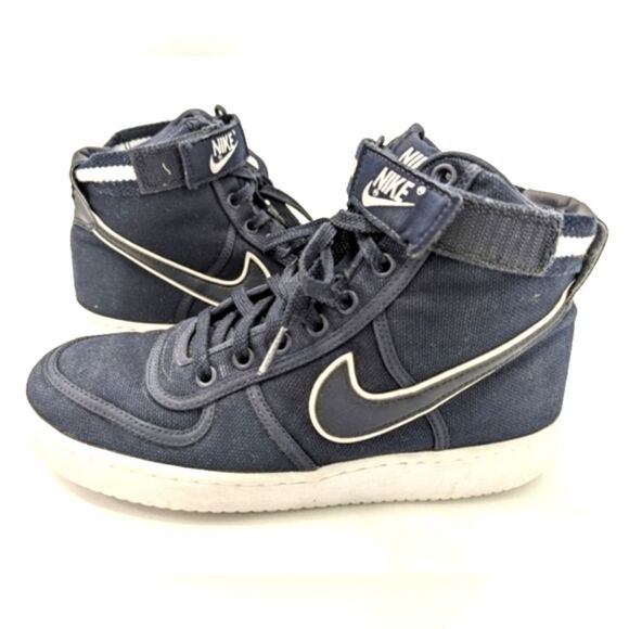 2017 NIKE VANDAL HIgh SUPREME 318330 402 OBSIDIAN  DUNK AIR FORCE sneaker sz 7.5 - Picture 2 of 12